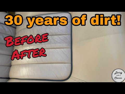 Leather Interior Cleaning and Conditioning