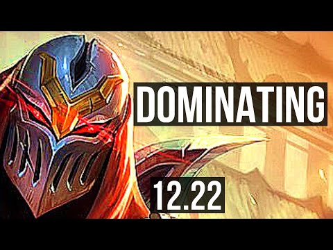 ZED vs SYNDRA (MID) | 6/0/3, 2.4M mastery, Dominating | EUW Master | 12.22