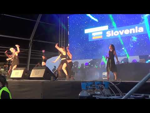 ESCKAZ in Lisbon: Lea Sirk (Slovenia) - Lean On - At Eurovillage