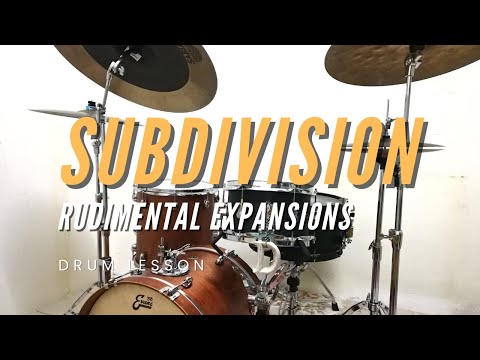 Subdivision in Rudiments - Rudimental Expansions 1.0 - Bennie's FREE Drum Lessons