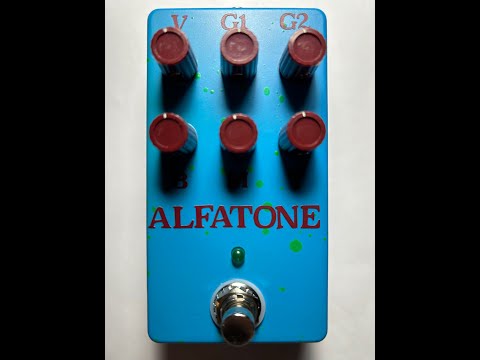 AlfaTone Black Pearl #1 2024 - Blue Green Mixture (Funny Little Boxes 1991 Pearl Jam Ten style guitar pedal) image 6