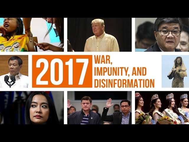 [WATCH] 20 stories in 2017: War, impunity, and disinformation