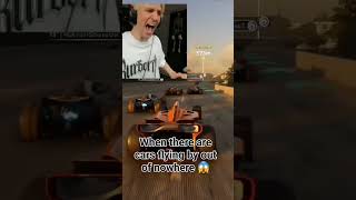 When there are cars flying by out of nowhere 😱 #thecrewmotorfest #funny #thecrew #memes #car #race