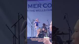 Grace VanderWaal / Singing "I Don’t Like You" at her soundcheck before the rained-out NYC concert /
