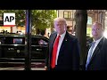 Protesters Chant Free DC Free Palestine As Trump Arrives For Dinner In DC