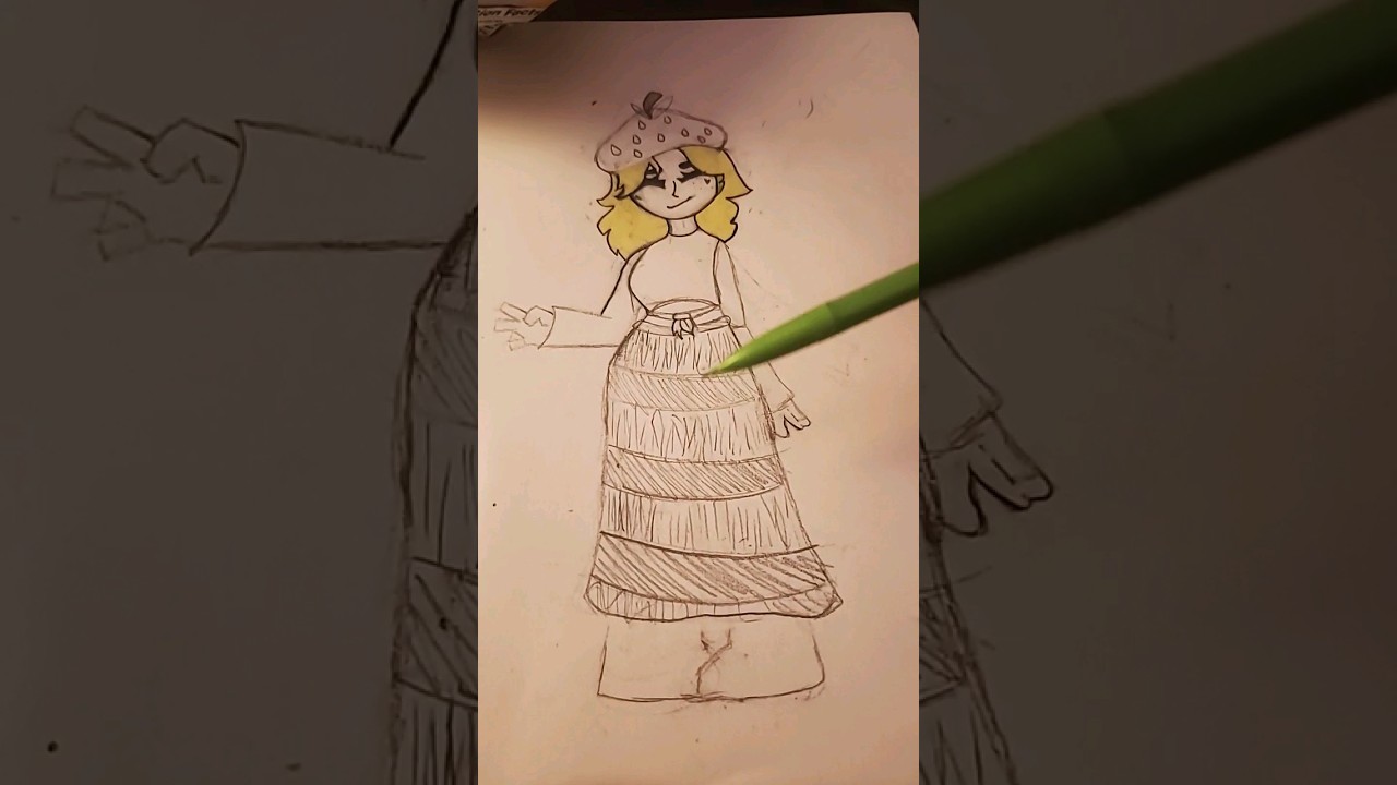 fruit oc challenge! #drawing #art #drawing #shorts #fruit