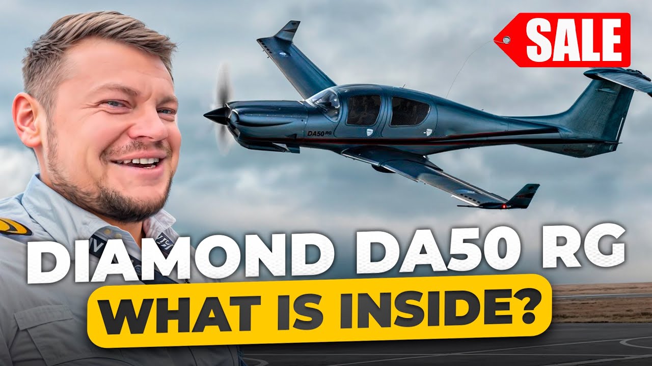 DIAMOND DA50 RG for SALE. Test flight. Aero Expo 2025.