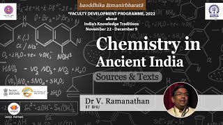 Chemistry in Ancient India: Sources and Texts
