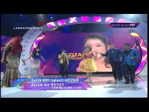 Denada dan Hipong Ngelatih Cara Berdiri Kepada Azizah - Kontes Seleksi KDI 2015 (17/3)