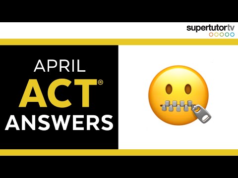 🤐 The Answers to this Month's ACT® (TOP SECRET) 🤐