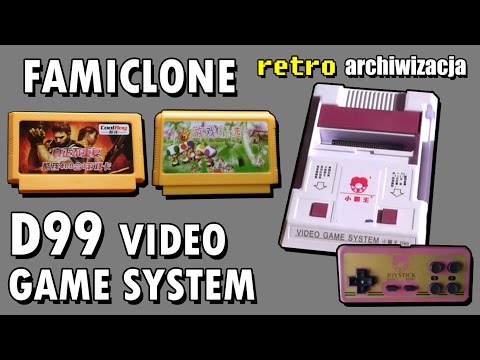 D99 Video Game System - trwały i komfortowy chiński Famiclone? | Retro archiwizacja - odcinek 2
