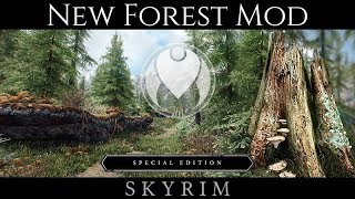 NEW FOREST MOD AND TEXTURES | Skyrim SE Ultra ENB Graphics