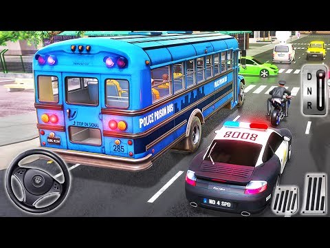 Police Bus Prisoner Driver - Police Car Driving Simulator - Android GamePlay