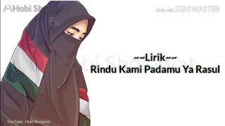 Download lagu Lirik Rindu Kami Padamu Ya Rasul Cover by Leviana ... mp3
