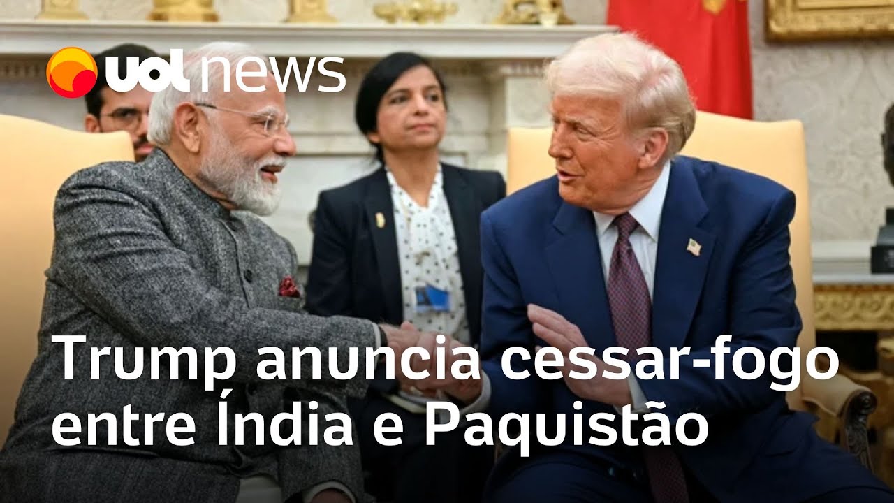 Índia e Paquistão confirmam acordo de cessar-fogo imediato; Trump diz que EUA mediaram