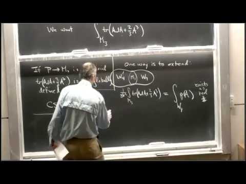 Lecture 03 - Introduction to 2+1 dimensional Chern Simons Theory, Gregory Moore, TASI 2019