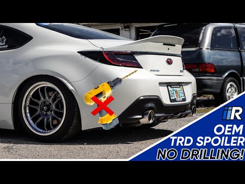 2022 BRZ/GR86 TRD Spoiler Install (No Drilling Method)