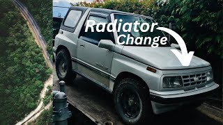 Geo Tracker Radiator Swap & Heater Core Flush