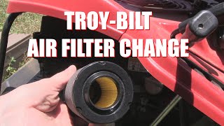 How To Change The Air Filter On Troy-Bilt Mower