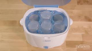 Dr Brown's Electric Sterilizer Sterilize baby bottles quickly and easily!