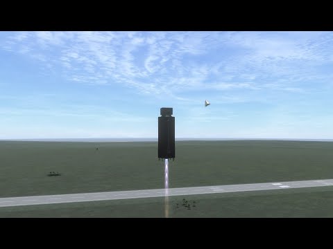 Starship SN5 150m hop test | Kerbal Space Program
