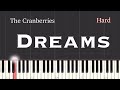 The Cranberries - Dreams Piano Tutorial | Hard