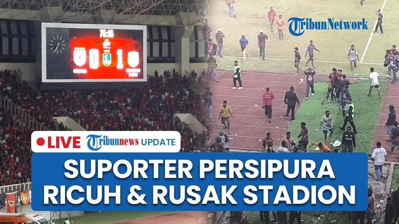 BREAKING NEWS: Suporter Persipura Ricuh & Rusak Stadion Lukas Enembe usai Dikalahkan Adhiyaksa FC