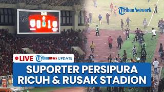 BREAKING NEWS: Suporter Persipura Ricuh & Rusak Stadion Lukas Enembe usai Dikalahkan Adhyaksa FC