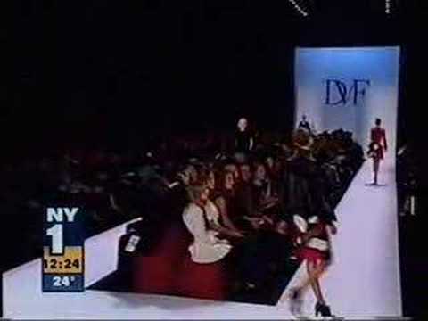 Domino & Diane von furstenberg on NY1, fashion week 2007
