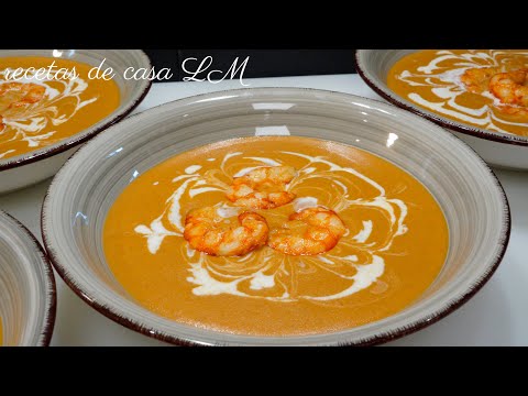 CREMA DE MARISCO UNA RECETA BUENISIMA Y MUY FÁCIL