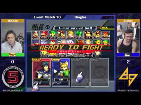 Event Match 16: R2DLiu (Fox) vs Stango (Marth) - Winners Finals