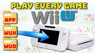 Play every Wii U game from a backup file - how to backup disks and install WUX WUD and APP files