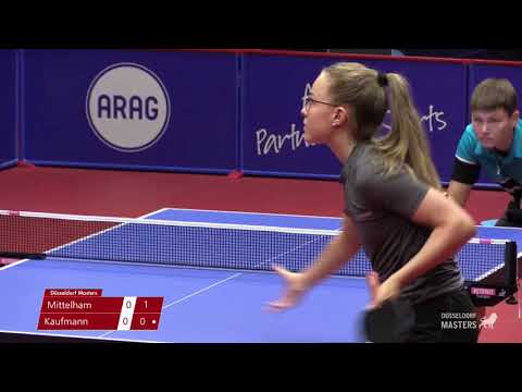 Annett Kaufmann (GER) vs Nina Mittelham (GER) | SF | 2020 Düsseldorf Masters 12