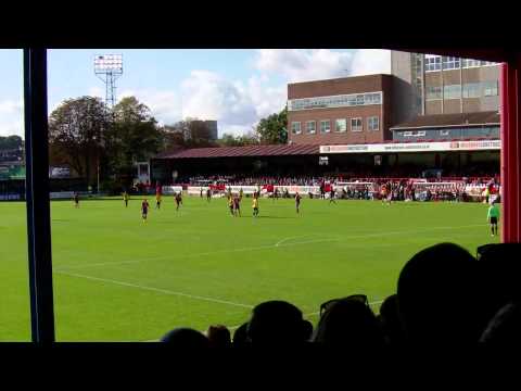 Bristol Rovers during Aldershot Town Away