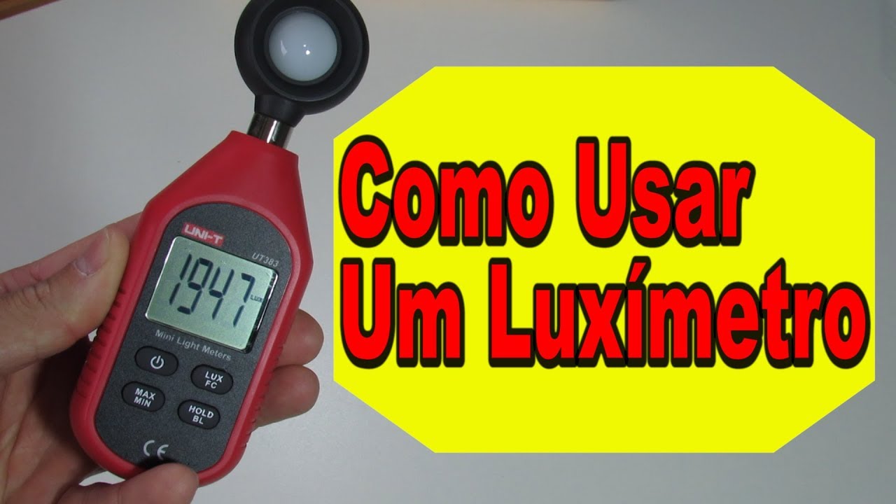 Como Usar LUXÍMETRO, Passo a passo