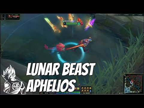 Lunar Beast Aphelios Skin Spotlight - Pre-Release - League of Legends