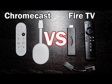 NEW Chromecast with Google TV vs Fire TV Stick 4K