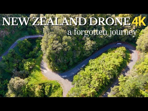 New Zealand Drone 4k - A forgotten world highway adventure