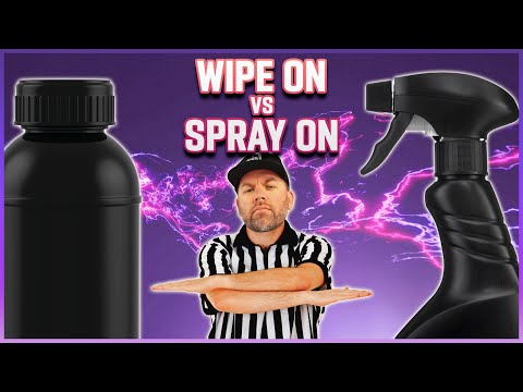 Spray Ceramic Coatings vs. Wipe-On Ceramic Coatings: What's the Difference?