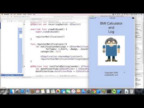 iOS Swift 2.2 Mobile Development - Lecture 22/25 - Alarms