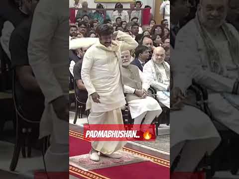 Nandamuri Balakrishna Receives Padma Bhushan with Pride #telugutrending #ytshorts #balakrishna