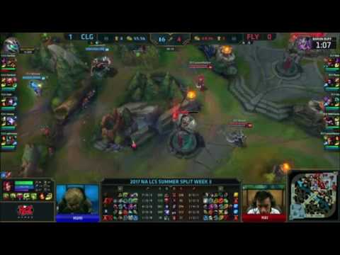 Aphromoo funny play against wildturtle  FLY vs  CLG NALCS