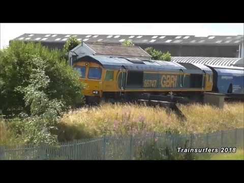 GBRf Class 66 No. 66747 on 6E09 Liverpool Biomass Tml - Drax Aes on 31.7.18 - HD