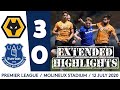 EXTENDED HIGHLIGHTS: WOLVES 3-0 EVERTON