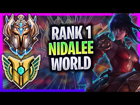 RANK 1 NIDALEE IN THE WORLD! | RANK 1 NIDALEE JUNGLE GAMEPLAY | RANK 1 NIDALEE GUIDE
