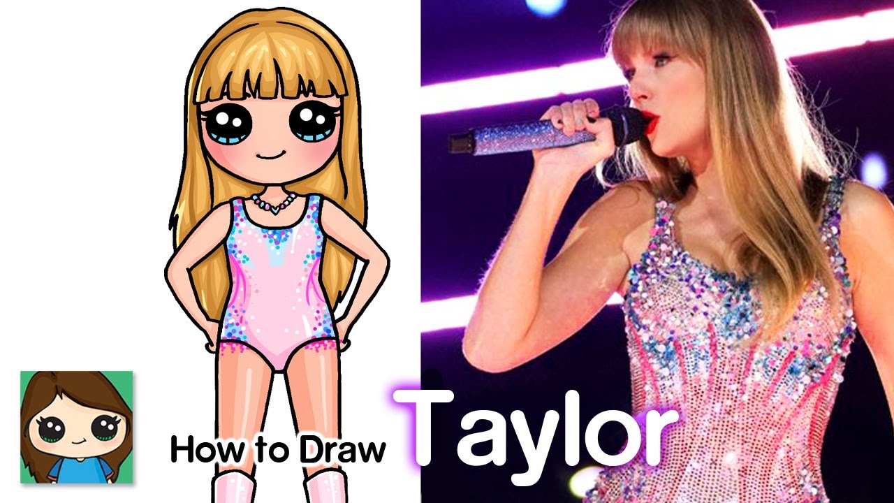 How to Draw Taylor Swift | LOVER Eras Concert Tour