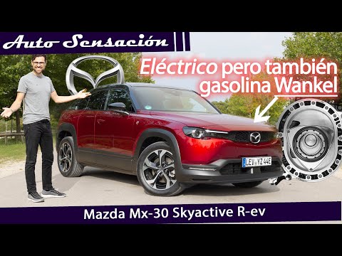 Prueba Mazda MX-30 e-skyactive R-ev 2024 . Electrico pero también con motor Wankel de gasolina.