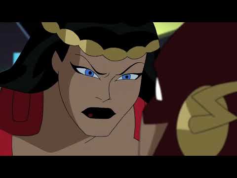 Flash Joins Mister Miracle and Big Barda | Justice League Unlimited (2004)