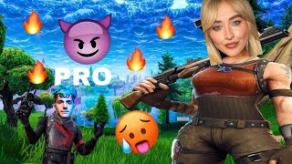 Sabrina Carpenter KILLS Ninja!? | Fortnite with bae #2