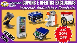 ????(NOVO) Perdendo Dinheiro? Ganhe Cupom MERCADO LIVRE, Válido, HOJE,  ESPECIAL Indústria e Comércio